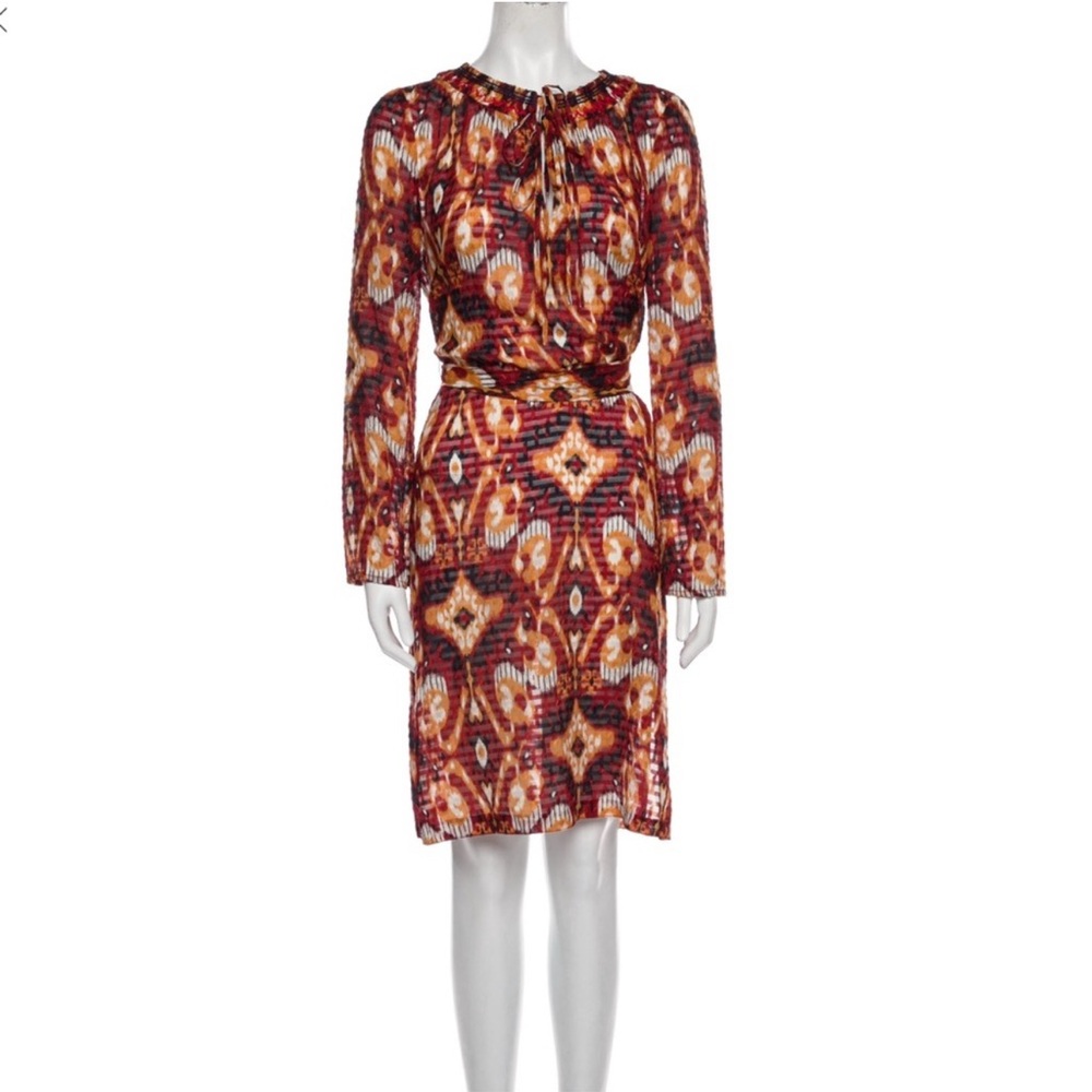 ✨💎LIKE NEW💎✨ TORY BURCH SILK SHEATH DRESS WITH TIE WAIST! COMEs W/DUSTY & GIFT.